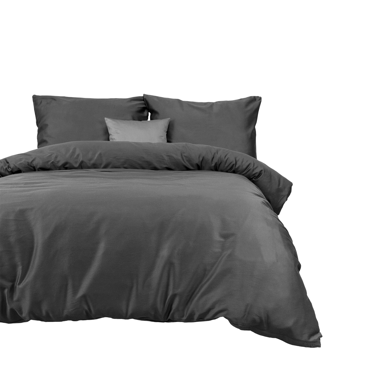 Pościel satynowa 140x200 Jasny szary Darymex 2 Pościel satynowa 140x200 Jasny szary Darymex - obrazek 2