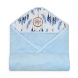 Okrycie kąpielowe 100x100 BAMBOO DESIGN 24 j. niebieskie Babymatex 7 Okrycie kąpielowe 100x100 BAMBOO DESIGN 24 j. niebieskie Babymatex - obrazek 7