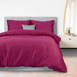 Pościel satynowa 180x200 Jasny Fiolet Darymex