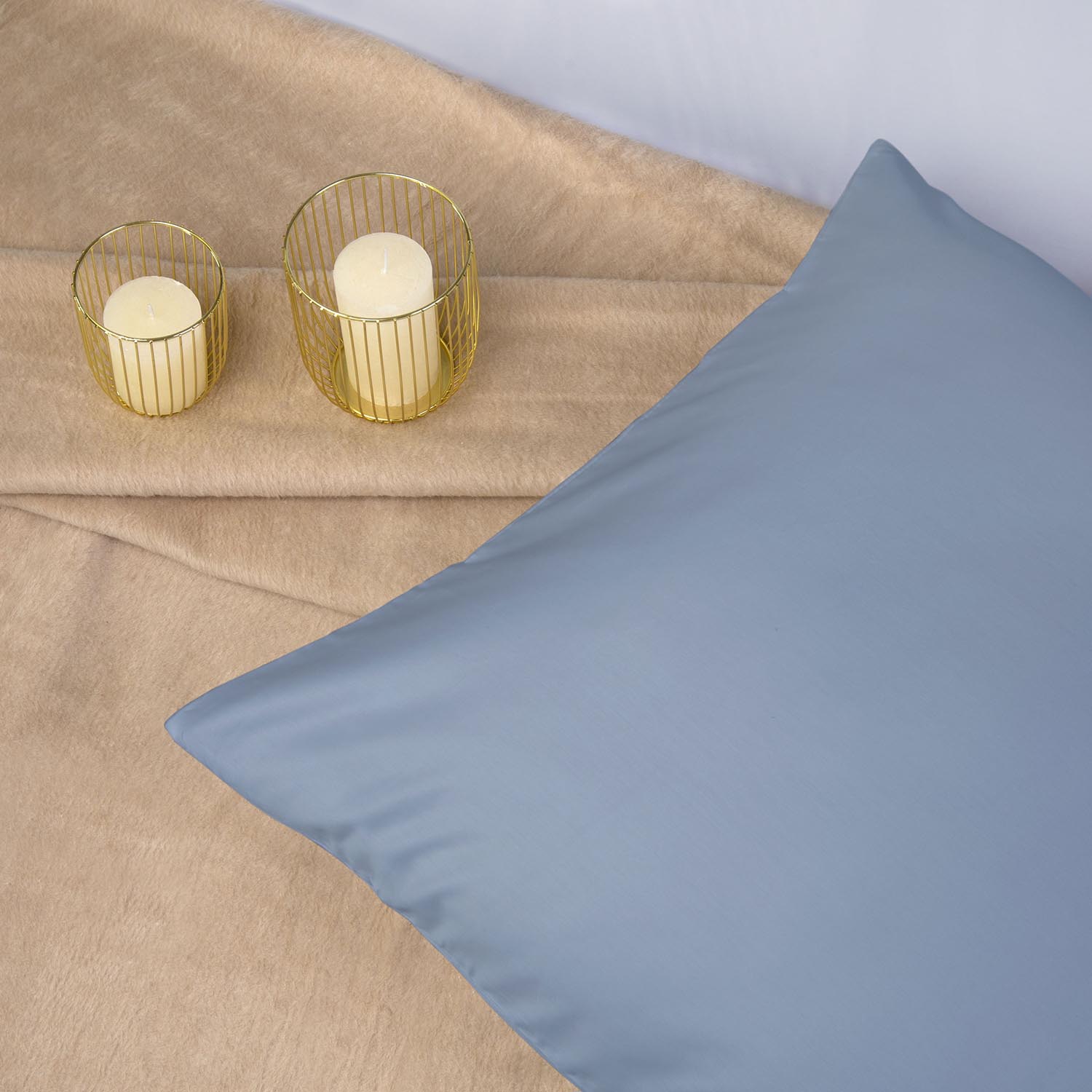 Poszewka satynowa 70x80 niebieski Darymex 2 Poszewka satynowa 70x80 niebieski Darymex - obrazek 2