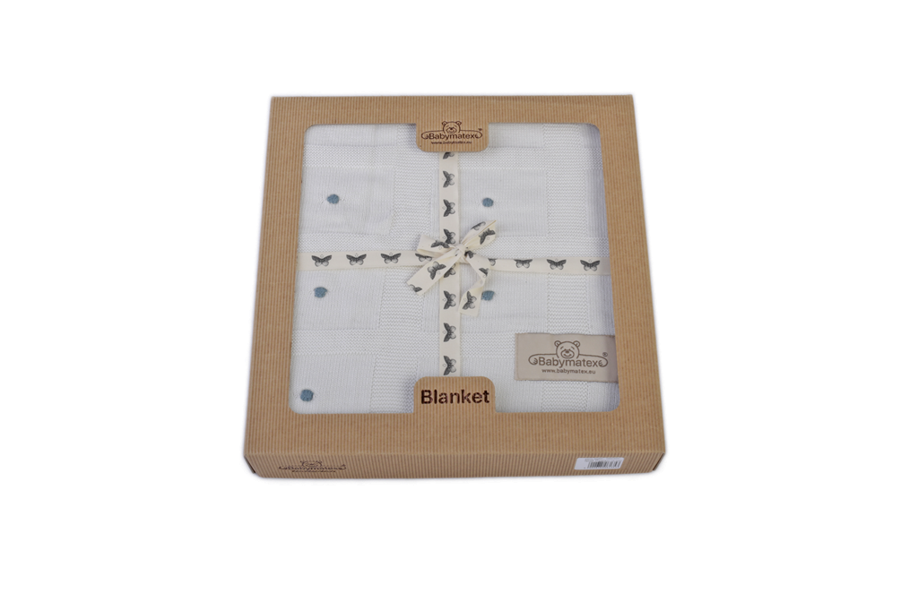 Koc dziecięcy 80x100 bambusowy w pudełku ecru ACCENT BabyMatex 5 Koc dziecięcy 80x100 bambusowy w pudełku ecru ACCENT BabyMatex - obrazek 5