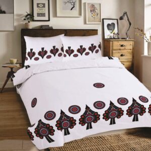 Pościel bawełniana 160x200 deSatin Ranforce wzór R21 Matex