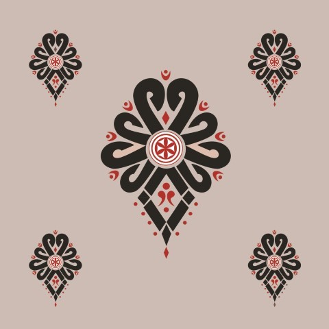 Pościel bawełniana 220x200 deSatin Ranforce wzór R22 Matex 2 Pościel bawełniana 220x200 deSatin Ranforce wzór R22 Matex - obrazek 2