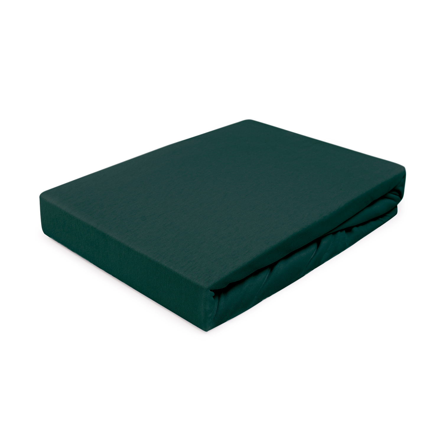 Prześcieradło jersey z gumką 120x200 butelkowa zieleń Darymex 1 Prześcieradło jersey z gumką 120x200 butelkowa zieleń Darymex